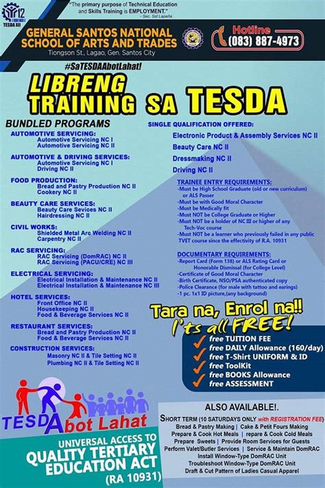 tesda angeles city courses offered|TESDA Accredited Schools Training Courses Offered .